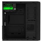 CiT Jet Stream Mid Tower 1 x USB 3.0 / 1 x USB 2.0 Black & Silver Case with 500W PSU - Image 4