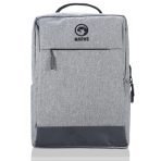 Marvo Scorpion Urbano 20 Black Waterproof 15.6 Inch Laptop Backpack with USB Charging Port (Grey) - Image 2