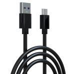 Prevo USBA-USBC-2M Data Cable, USB 2.0 Type-A (M) to USB 2.0 Type-C (M), 2m, Black, Fast Charging up to 2.1A / 5V, Nickel Plated Connectors, Superior Design & Performance, Retail Box Packaging - Image 4