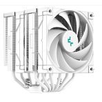 DeepCool AK620 WH Fan CPU Cooler, Universal Socket, Dual Powerful 120mm FDB PWM White Fans, 1850RPM, 6 Heat Pipes, 260W Heat Dissipation Power, Unique Matrix Fin Design, White Edition, - Image 2