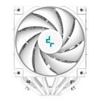DeepCool AK620 WH Fan CPU Cooler, Universal Socket, Dual Powerful 120mm FDB PWM White Fans, 1850RPM, 6 Heat Pipes, 260W Heat Dissipation Power, Unique Matrix Fin Design, White Edition, - Image 4
