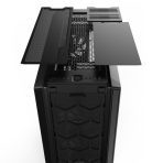 be quiet! Silent Base 802 Case, Black, Mid Tower, 2 x USB 3.2 Gen 1 Type-A / 1 x USB 3.2 Gen 2 Type-C, 10mm Front & Side Sound-Dampening Mats, 3 x Pure Wings 2 140mm Black PWM Fans Included, Interchangeable Top & Front Panels - Image 4