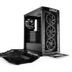 be quiet! Pure Base 500 FX Case, Black, Mid Tower, 1 x USB 3.2 Gen 1 Type-A / 1 x USB 3.2 Gen 2 Type-C, Tempered Glass Side Window Panels, 4 x Light Wings Addressable RGB PWM Fans Included, ARGB LED Lighting Front Mesh Panel - Image 3