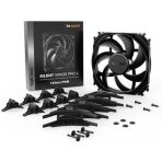 be quiet! Silent Wings Pro 4 PWM Black Fan, 140mm, 2400RPM, 4-Pin PWM Fan Connector, Black Frame, Black Blades, Optimized Fan Blades for the Highest Performance for Radiators & Heat Sinks, 3 Mounting Options, 3 Speed Switch - Image 5