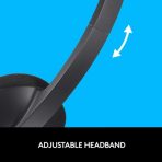Logitech H340 Stereo Headset USB Plug-and-Play with Noise-Cancelling Mic - Image 4