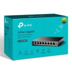 TP-Link TL-SG108PE 8-Port Metal Gigabit Easy Smart Switch with 4-Port PoE+ (64W) - Image 4