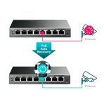 TP-Link TL-SG108PE 8-Port Metal Gigabit Easy Smart Switch with 4-Port PoE+ (64W) - Image 6