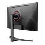 piXL CM27C7 27 Inch Curved Monitor, 165Hz, 1ms, Frameless, Freesync / G-Sync, Full HD, HDMI, Display Port, USB, Black with RGB Lighting, VESA Mount, Height Adjustable - Image 4
