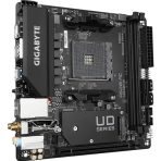 Gigabyte A520I AC Ultra Durable AMD AM4 Socket Motherboard, Mini-ITX, 2x DDR4 Slots, 1x M.2 Socket, GbE LAN, Wi-Fi 5, 1x Display Port 1.4 / 2x HDMI Ports - Image 3