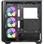 ANTEC Constellation C3 Black ARGB Case, 270 Full-View Tempered Glass, Dual Chamber, Tool-Free Design, 4 x ARGB PWM Fns With Built-In Fan Controller, ATX, Micro-ATX, ITX - Image 5