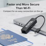 Plugable USBC-E2500PD USB-C to 2.5GbE Gigabit Ethernet Adapter with USB-C PD Charging - Image 6