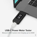 Plugable USBC-VAMETER3 Pass-Through USB-C VA Meter for High Power Devices - Image 2