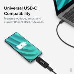 Plugable USBC-VAMETER3 Pass-Through USB-C VA Meter for High Power Devices - Image 4
