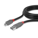 Lindy 36730 0.2m USB 2.0 Type A to Micro-B Cable, Anthra Line - Image 5