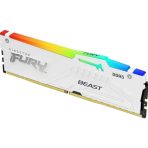 Kingston FURY Beast White RGB Kit, 32 GB (2 x 16GB), DDR5, 5600MHz, Unbuffered, 288-pin, DIMM, CL36, 1.25v - Image 2