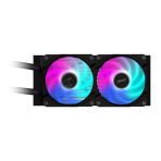 Gigabyte Aorus Waterforce II 240 Liquid AIO Cooler, 240mm Radiator with Dual 120mm ARGB Fans, 330* Rotatable Block, Intel LGA 1700 & AMD AM5 Compatible - Image 3