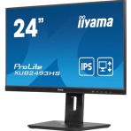 iiyama PROLITE XUB2493HS-B6 24 inch IPS Monitor, Full HD, 0.5ms, HDMI, DisplayPort, Freesync, 100Hz, Speakers, Black, Internal PSU, VESA, Height Adjustable, Pivot - Image 6