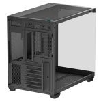 DeepCool CG530 Dual-Chamber Mid Tower Case, Tempered Glass Panels, Advanced Cooling Support, Exceptional Cable Management, Black - Image 7