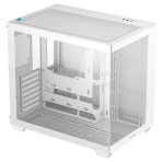 DeepCool CG530 Dual-Chamber Computer Case, Tempered Glass Panels, Advanced Cooling Support, Exceptional Cable Management, White - Image 2