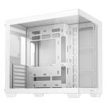 DeepCool CG530 Dual-Chamber Computer Case, Tempered Glass Panels, Advanced Cooling Support, Exceptional Cable Management, White - Image 4
