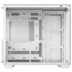 DeepCool CG530 Dual-Chamber Computer Case, Tempered Glass Panels, Advanced Cooling Support, Exceptional Cable Management, White - Image 6