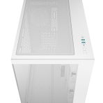 DeepCool CG530 4F Mid-Tower Case with Tempered Glass Panels, 4 Pre-Installed ARGB Fans, and Optimal Airflow Support, White - Image 9