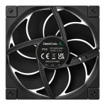 DeepCool FT12 120mm PWM Case Fan, High Airflow 75 CFM, 4.2mmAq Static Pressure, Quiet Operation =32dB, Fluid Dynamic Bearing, Black - Image 3