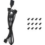 DeepCool FL12 120mm PWM 3 Pack Reverse Fan - High Performance, Low Noise, Fluid Dynamic Bearing, 36 ARGB LEDs, 500-2150 RPM, 55 CFM Airflow, 4-Pin PWM Control - Image 3