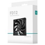DeepCool FD12 120mm PWM Case Fan, High Airflow, Low Noise, Hydro Bearing, Daisy-Chain 8-Pin Connector, Black, Single Pack - Image 6