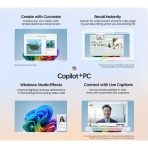 Samsung Galaxy Book 4 Edge, 14 Inch AMOLED 2X Touchscreen Copilot+ PC AI Laptop with Qualcomm Snapdragon X Elite 4.0GHz Processor, 16GB DDR5 RAM, 512GB SSD, Qualcomm Adreno GPU, Qualcomm Hexagon NPU, WiFi 7, Windows 11 Pro - Image 8