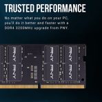 PNY (MN16GBSD43200-SI) 16GB, PERFORMANCE DDR4 3200MHz, SODIMM Notebook Memory, CL22, Single channel - Image 8