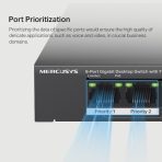 Mercusys MS108GP 8-Port Gigabit Desktop Switch with 7-Port PoE+ - Image 8