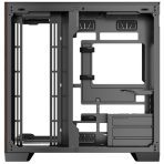 ANTEC Constellation C8 Dual Chamber Case, Gaming, Curve Wood, Full Tower, 2 x USB 3.0 / 1 x USB Type-C, Super wide angle single curved glass with exotic wood, E-ATX, ATX, Micro ATX, ITX - Image 3