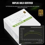 GAMEMAX GX-850 Pro Modular 80 Plus Gold ATX3.0 PCIe 5.0 PSU With 135mm FDB Fan, White - Image 4