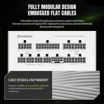 GAMEMAX GX-850 Pro Modular 80 Plus Gold ATX3.0 PCIe 5.0 PSU With 135mm FDB Fan, White - Image 7