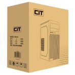 CiT Mentor Micro-ATX Office PC Case With USB Type C and 80mm Rear Black Fan Included - Image 11