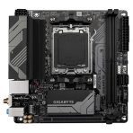 Gigabyte A620I AX (rev. 1.0) AMD AM5 Socket Motherboard, Mini-ITX, 2x DDR5 Slots, 1x M.2 Socket, 2.5GbE LAN, Wi-Fi 6E, 1 x DisplayPort / 1x HDMI Port - Image 2