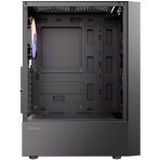 Antec AX27 RGB Elite Mid-Tower Gaming PC Case with Tempered Glass, Full Mesh Front Panel, 4 Pre-installed 120mm Fixed-RGB Fans, ATX/Micro-ATX/ITX Compatible, Black - Image 7