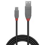 Lindy 36733 2m USB-A (M) 2.0 To USB Micro-B (M) 2.0 Anthra Line 480Mbps Cable - Black - Image 3