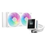 DeepCool Mystique 240 WH ARGB Liquid CPU Cooler with 2.83" TFT LCD Display, 240mm Radiator, Addressable RGB Fans, Hydro Bearing, and Wide Compatibility for Intel & AMD Sockets - Image 7