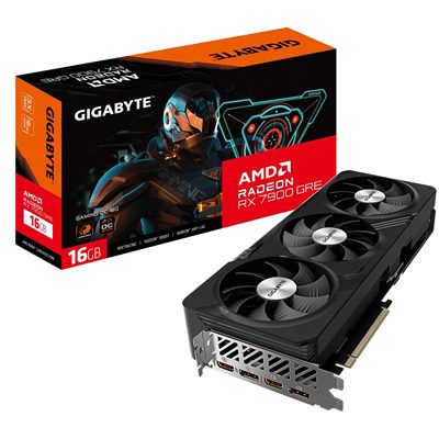 Gigabyte AMD Radeon RX 9070 GAMING OC 16GB GDDR6 Graphics Card, 3584 Streams, 2700 MHz Core Clock, Triple Fan, RGB, 3x DisplayPorts / 1x HDMI Port