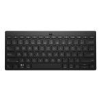 HP 355 Compact Multi-Device Keyboard, Bluetooth Wireless, Pair up to 3 Devices, Up To 2 Year Battery Life, Qwerty UK English Layout, Black