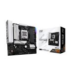 ASRock B850M Pro RS AMD AM5 Socket Motherboard, Micro-ATX, 4x DDR5 Slots, 3x M.2 Sockets, Fitted I/O Shield, 2.5GbE LAN, 1x DisplayPort / 1x HDMI Port