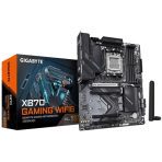 Gigabyte X870 GAMING WIFI6 AMD AM5 Socket Motherboard, ATX, 4x DDR5 Slots, 3x M.2 Sockets, Fitted I/O Shield, 2.5GbE LAN, Wi-Fi 6, 1x HDMI Port / 1x USB-C (USB4)