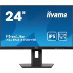 iiyama PROLITE XUB2493HS-B6 24 inch IPS Monitor, Full HD, 0.5ms, HDMI, DisplayPort, Freesync, 100Hz, Speakers, Black, Internal PSU, VESA, Height Adjustable, Pivot