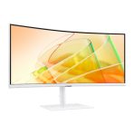 Samsung 34-Inch Curved ViewFinity USB-C Monitor, LS34C650TAU, UWQHD, 100Hz, Freesync, 5ms, HDMI, DisplayPort, USB-Hub, Ethernet, Height Adjust, VESA, Speakers - Image 5