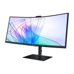 Samsung ViewFinity S6 S34C652VAU - S65VC Series 34 inch Ultra WQHD Curved Monitor, 3440x1440, 100Hz, 350cd/m, 5 ms, HDMI, DisplayPort, USB-C, USB Hub, KVM, Freesync, Height Adjustable, Webcam, Speaker - Image 12