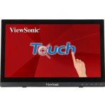 ViewSonic TD1630-3 16 Inch, 15.6 Inch Viewable Size TN LED Touchscreen Monitor, 1366x768, 60Hz, 12ms, VGA, HDMI, VESA,Tilt