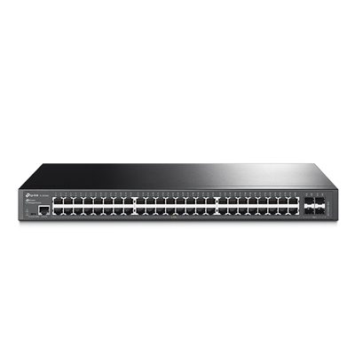 TP-Link JetStream TL-SG3452 48-Port Metal Gigabit L2 Managed Switch with 4 SFP Slots