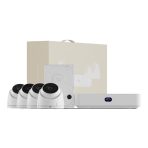 Ubiquiti UniFi Protect UNVR-KIT Compact NVR Kit with 1 x UniFi Protect NVR Instant, 4 x G5 Turret Ultra cameras and 1 x 1TB HDD